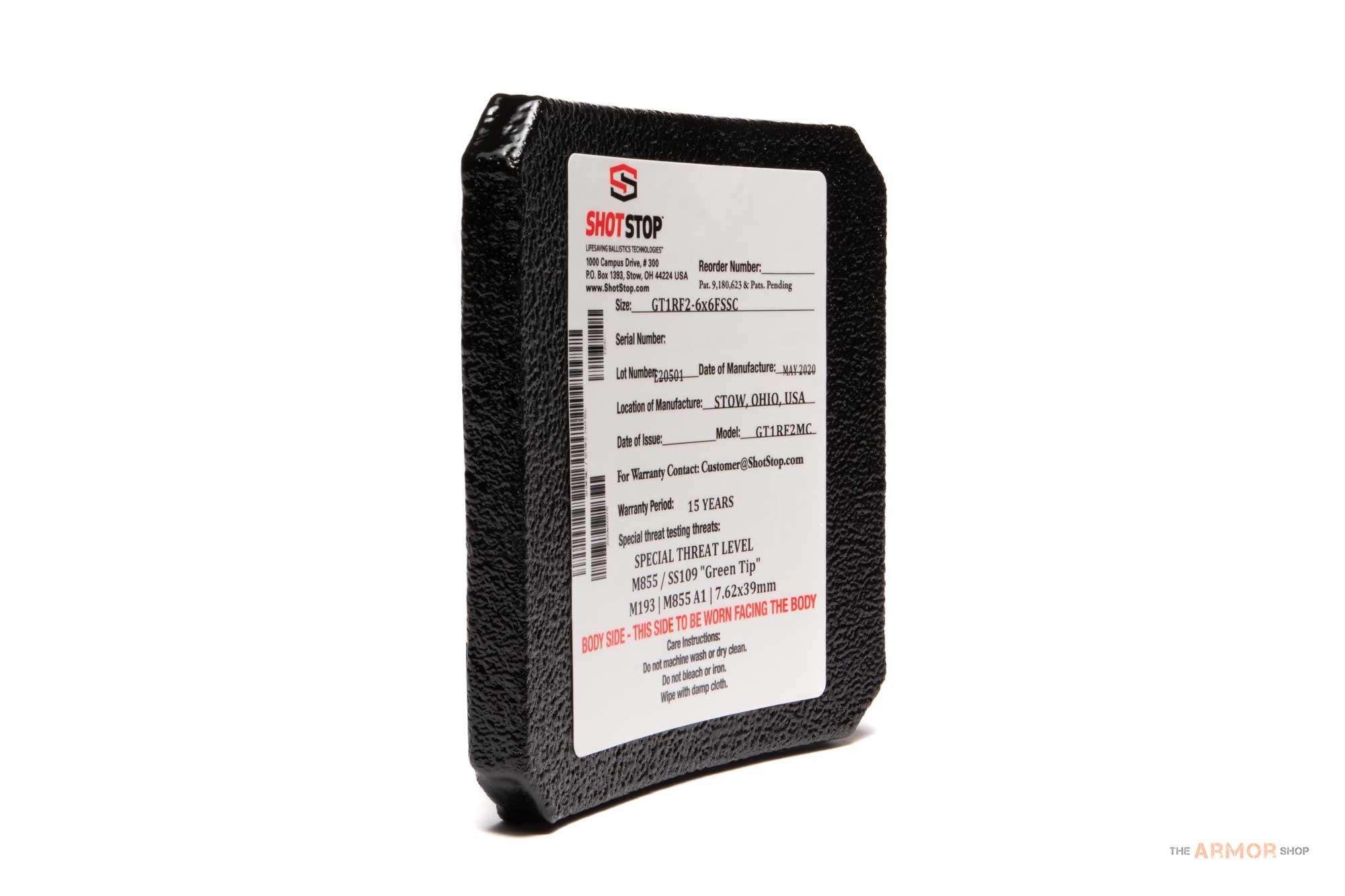 ShotStop Duritium® GT2 Side Plate