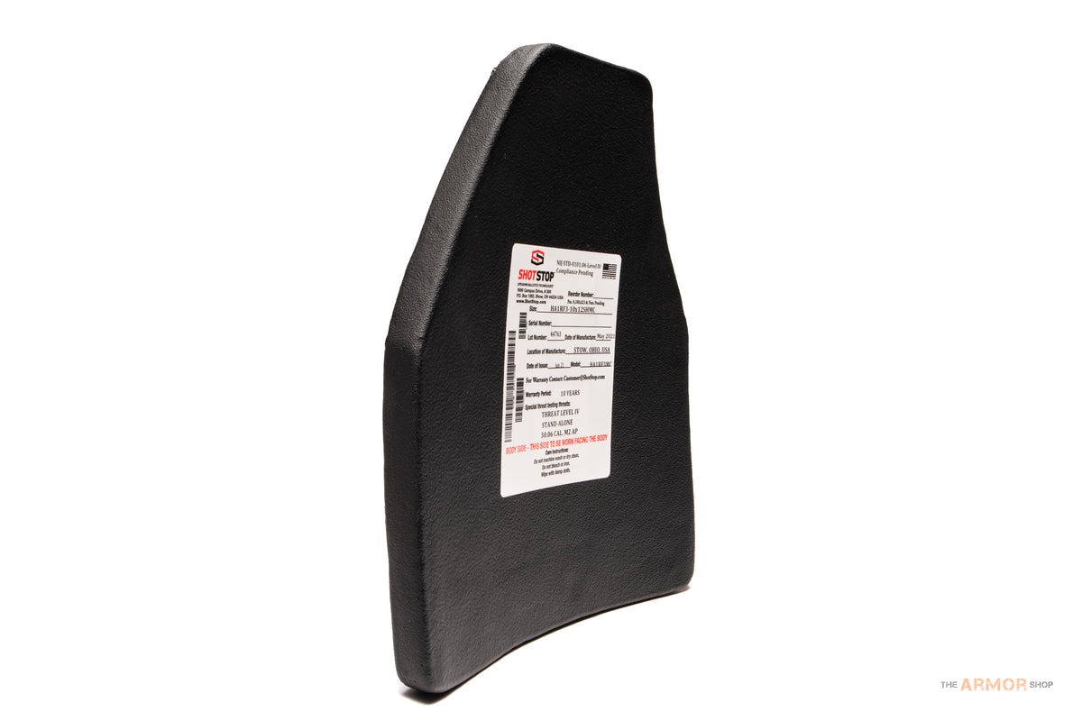 ShotStop Duritium® IV+HA Shooter (Front) Plate