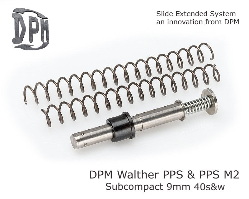 WALTHER PPS & PPS M2 Subcompact 9mm 40s&w SLIDE EXTENTED SYSTEM