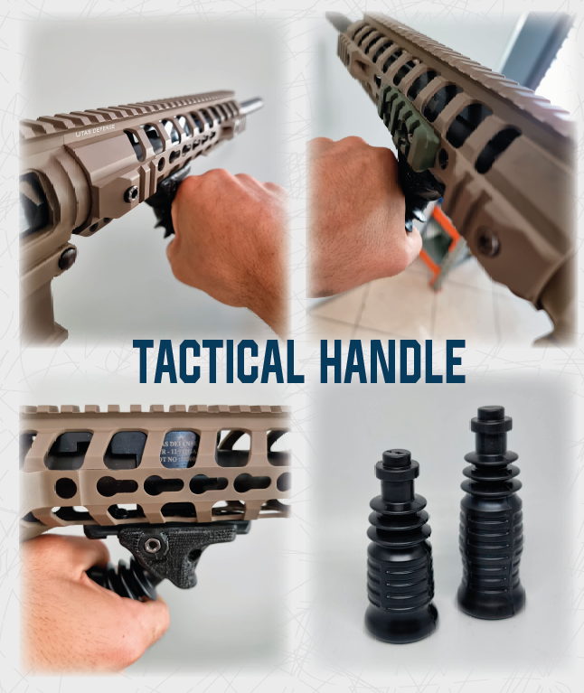 DPM Grip Black Long – Flexible Tactical Grip BLACK