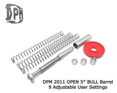 2011 Open 5″ Bull Barrel 9 Adjustable Users Settings