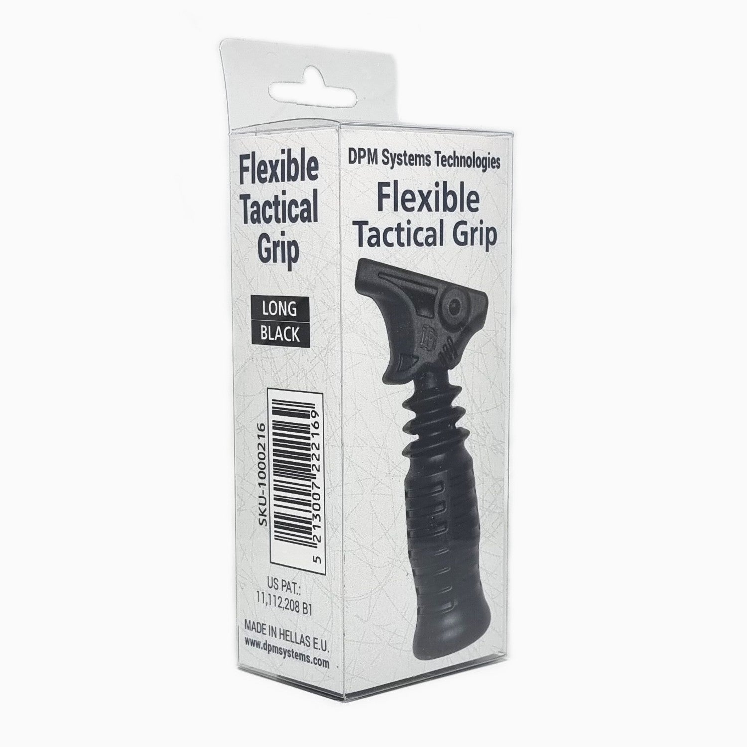 DPM Grip Black Long – Flexible Tactical Grip BLACK