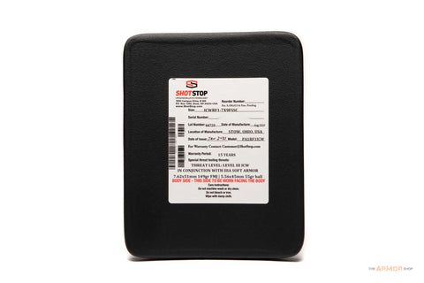 ShotStop Duritium® III ICW - Level III Body Armor 7 x 9 Full Size