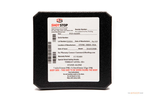 ShotStop Duritium® III+PA Side Plate