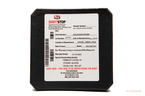 ShotStop Duritium® IV+HS Side Plate